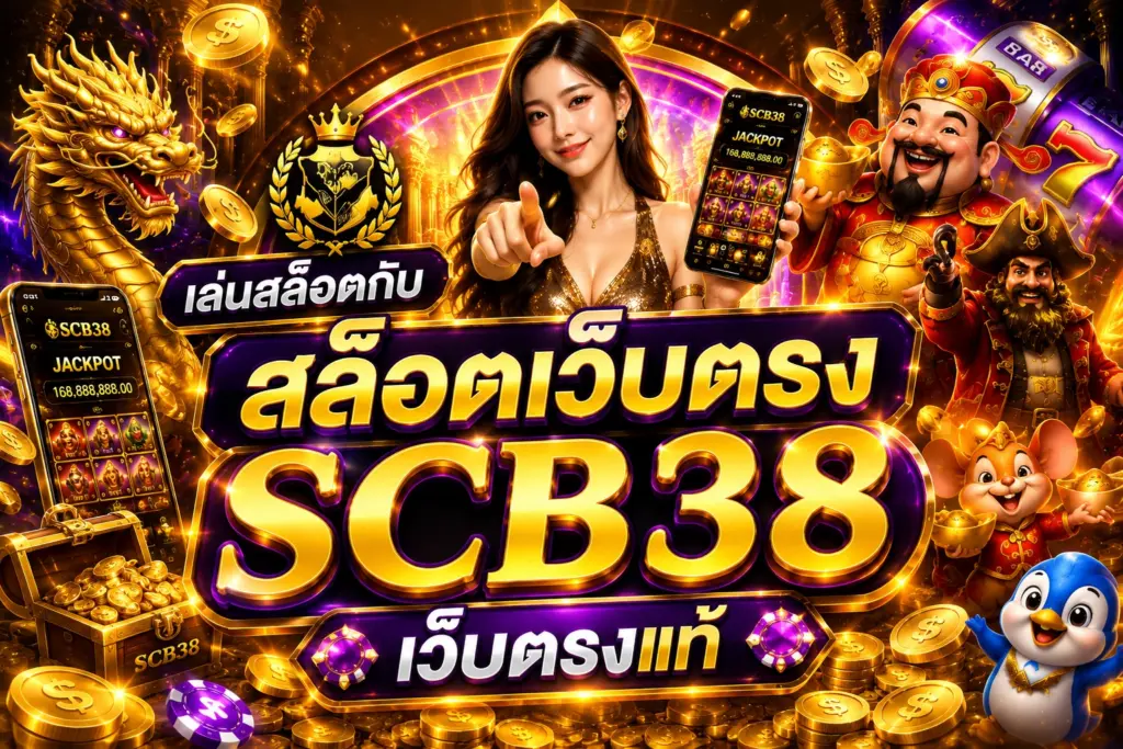 สล็อตเว็บตรง SCB38 ไม่มีขั้นต่ำ ทดลองเล่นสล็อตฟรี ฝากถอนออโต้ 24 ชั่วโมง