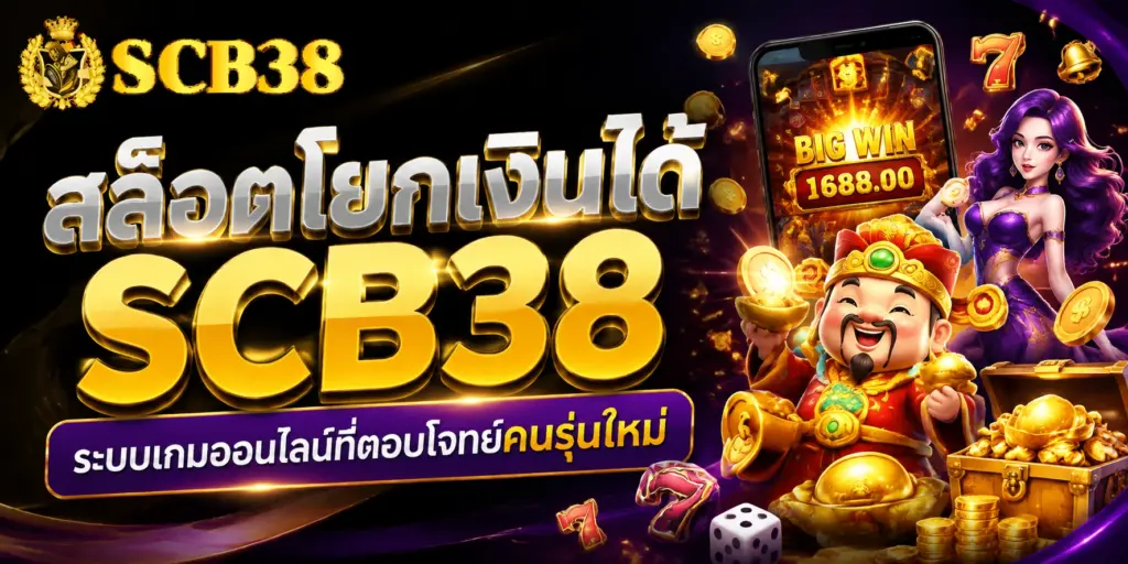 สล็อตโยกเงินได้ เว็บสล็อต SCB38 ระบบเกมออนไลน์ที่ตอบโจทย์คนรุ่นใหม่